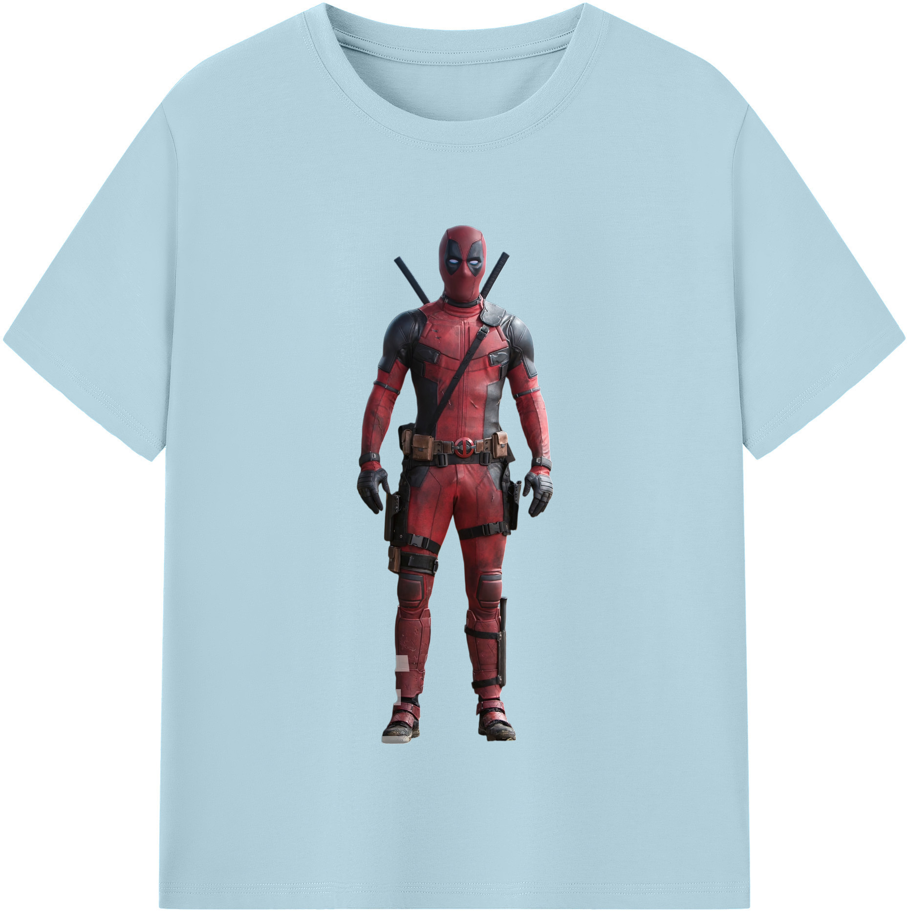 （画像用） Deadpool デッドプール 綿100％半袖Tシャツ（フロントプリント）
